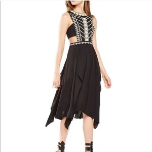 BCBGMaxAzria Adelia Cutout Embellished Midi Dress Size 00. Perfect condition.